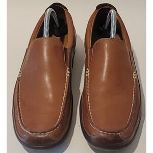 Cole‎ Haan Tucker Loafers Men's Shoes Driving Moccasin Tan Brown Leather Sz 8.5